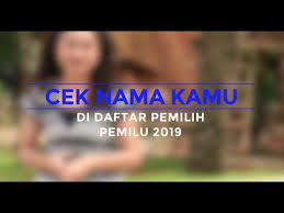 Buka aplikasinya dan klik cek pemilih. Rabu Pemilu Begini Cara Cek Nama Kamu Ada Di Dpt Pemilu 2019 Youtube