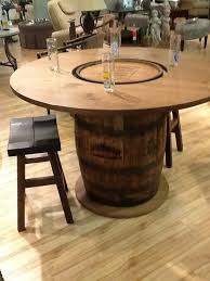 I Really Like This Jack Daniels Whiskey Barrel Table I Need To Find One Whiskey Barrel Table Diy Barrel Table Diy Barrel Coffee Table