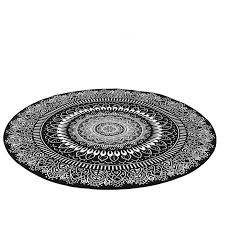 Mit einem runden teppich schaffst du eine entspannte, gemütliche und harmonische atmosphäre. Mandala Blumenmuster Runde Teppich Wohnzimmer Teppich Yoga Boden Home Agtp3450062
