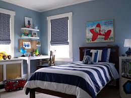 Try it now by clicking blue boys room and let us have the chance to serve your needs. Blue Boys Room With White Lacquer Desk Transitional Boy S Room