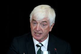Outgoing Irfu President Louis Magee Hands Editorial Stock Photo