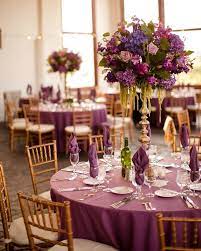Purple Wedding Invitations And Wedding Ideas Elegantweddinginvites Com Blog Purple Wedding Decorations Wedding Reception Decorations Wedding Decorations
