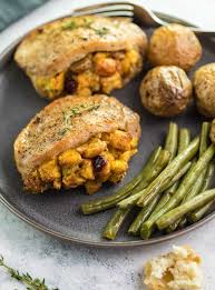 Recipe by vicki in ct. Oven Baked Stuffed Pork Chops The Cozy Cook