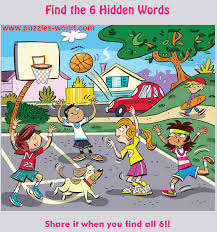 So, we thought we'd dig into their archives and relive some of those fun childhood memories of reading a highlights magazine. Find Six Hidden Words Part 20 Puzzles World