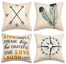 Anickal Decorative Throw Pillow Covers 18x18 Inches Set O Https Www Amazon Com Dp B076hh2f1k Throw Pillow Covers 18x18 Throw Pillow Styling Throw Pillows