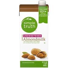 Simple Truth Unsweetened Almondmilk 32 Fl Oz Vitacost