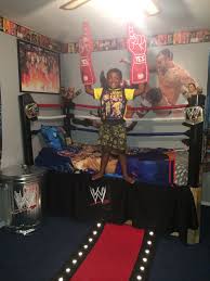A blue and beechwood wardrobe and desk for his computer (important to teenagers these. Pin On Wwe