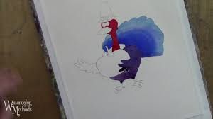 Looking for thanksgiving art ideas that you can use to decorate your home year after year? Easy Watercolor Painting Lesson Happy Thanksgiving Turkey Youtube