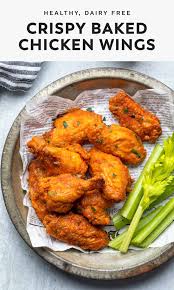 Crispy Baked Chicken Wings Recipe Dairy Free Simply Whisked Recipe In 2020 Crispy Baked Chicken Wings Baked Chicken Wings Baked Chicken