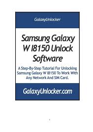 Buy the samsung galaxy note10/note10+ and get 6 months of spotify premium for free. Samsung Galaxy W I8150 Unlock Software Galaxyunlocker