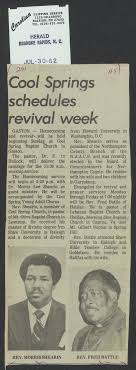 Cool Spring Baptist Church cites 118th anniversary