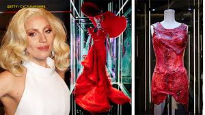 What you're about to read will make you want to plan a trip to sin city. Lady Gaga S Wildest Looks Go On Display In Las Vegas Meat Dress Included Fox News