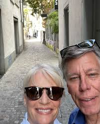 Joy and I enjoying some great fondue in Zürich Switzerland today.