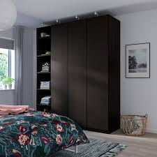 Mit dem ikea planer könnt ihr euren kleiderschrank virtuell bewerten und die elemente einfügen die ihr benötigt dabei behaltet ihr. Pax Kleiderschrank Eschenachbildung Schwarzbraun Las Repvag Eichenfurnier Schwarzbraun Gebeizt Ikea Deutschland