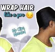 How To Wrap Straight Hair | Video Request | Tia Kirby - YouTube