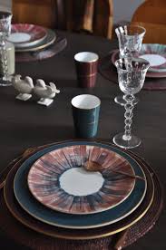 Dinner Table Bamboo Panache Porcelaine De Limoges Peint A La Main By Marie Daage Dinnerware Tableware Ceramic Painting