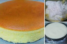 Disebabkan ney takde oven kat rumah sewa, maka ney cuba cari resepi kek yang mudah tanpa guna oven. Resipi Kek Keju Jepun Lembut Gebu Hanya Guna 6 Bahan