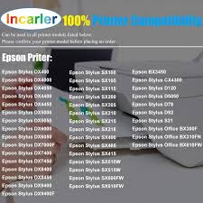 Manuals and user guides for epson stylus sx105. Fimpex Compatible Tinta Cartucho Reemplazo Para Epson Stylus Cx4300 D120 D5050 D78 D92 Dx400 Dx4000 Dx4050 Dx4400 Dx4450 Dx5000 Dx5050 Dx6000 Dx6050 Dx7000f Dx7400 S20 S21 Sx100 B C M Y 10 Pack Oficina Y Papeleria