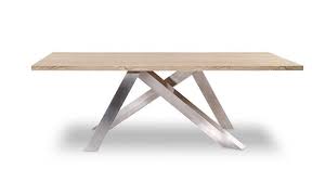 table de salle a manger pied metal brosse gent table salle a manger pied de table metal mobilier de salon