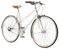 Pashley Aurora 8 Alfine Hvid Klassisk Dame Citybike Cykel Tilbud Sykkel Hvit
