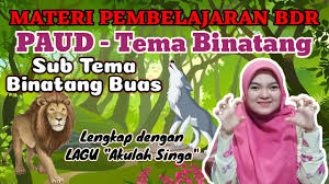 Contoh membuat rencana kegiatan harian rkh atau rencana pelaksanaan pembelajaran harian rpph paud dan tk untuk tema binatang. Materi Bdr Paud Tema Binatang Sub Tema Binatang Buas Youtube