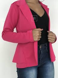Você buscou por terninho feminino. Kit Lote 5 Blazer Terninho Feminino Com Babado Neoprene Rsl Blazer Feminino Magazine Luiza