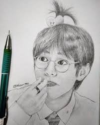 Ing On Twitter V Beginner Sketch Army Taehyung Bts Hello everyonewelcome to channel learn to drawin this video, we hope to help those who love painting1 how to draw simple pencil drawing2 measurement. beginner sketch army taehyung bts