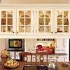 Many of the examples so far, as well as the ones below, prove that you don't need to adhere to the conventional idea of hanging a glass wall cabinet on either side of the kitchen sink. 1
