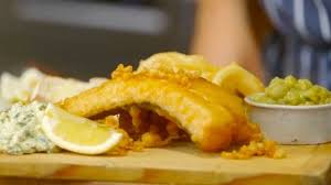 Beer Battered Hake With Mushy Peas And Tartare Sauce Recipe Bbc Food Beer Batter Recipe For Tartar Sauce Recipes