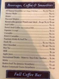 Blaty wykonane są z płyty o grubości 32 mm i oklejone okleiną abs o grubości 2 mm. Menu Page 1 Picture Of Porto S Bakery Cafe Buena Park Tripadvisor