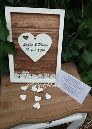 Holzrahmen Gastebuch Mit Einwurf Von Holzherzen Hochzeitsgastebuch Holz Als Bilderrahmen Vintage Wood Guest Book Wedding Wood Guest Book Wedding Guest Book
