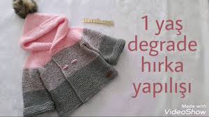 Degrade Hirka Yapimi Baby Knitting Patterns Hirkalar Erkek Bebek Esyalari
