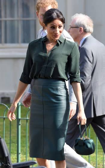 Green means go: the symbolism behind Meghan Markle's last royal look - and  Kate's message of friendship