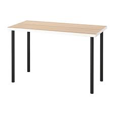 adils linnmon 桌子 白色染白橡木紋 黑色 ikea 線上購物 home desk folding table home decor