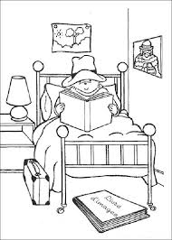 Paddington Leest Beertje Paddington Kinderkleurplaten Kleurboek