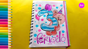 Ideas y fotos de baños decorados para que puedas tomar ideas. Ideas Hermosas Para Dibujar Tercer Periodo Letra Timoteo Como Marcar Cuadernos Yaye Youtube