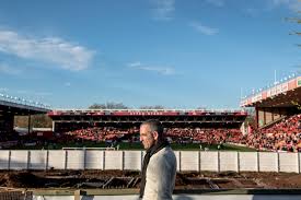 Bristol city fc now plans to redevelop its existing ground at ashton gate. East End Shed Man Enjoys A Mostly Unobstructed View At Bristol City F C The New York Times