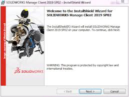 I deleted and reistalled the driver 9; Solidworks Manage Client Installation