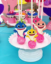 Baby Shark Birthday Party Baby Shark Birthday Banner Baby Shark Cake Topper Kids Party Kids Bir Shark Birthday Party Shark Themed Party Kids Birthday Party