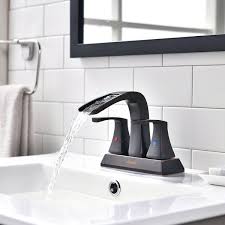 Buy top selling products like homedics® carbon fiber glass bathroom scale and popular bath cascade bath collection. Bronze Waterfall Faucet Wayfair