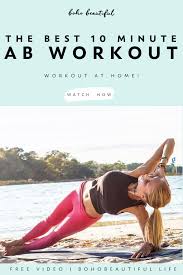 The Best 10 Minute Ab Workout This Video Is A 10 Min Quick Ab Workout Is The Perfect Addition To Your Home W Best Ab Workout Abs Workout 10 Minute Ab Workout