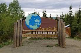 Depart on the arctic circle aurora adventure with northern alaska tour company. Arctic Circle Monument Sign Alaska Atlas Obscura