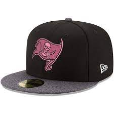 Tampa Bay Buccaneers New Era Pink Hook 59fifty Fitted Hat Black Graphite Tampabaybuccaneers Sombreros Gorras Accesorios