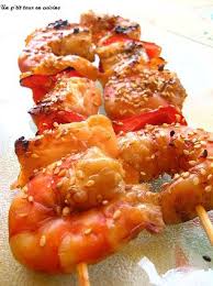 Recettes Barbecue Et Grillades Recettes De Cuisine Brochettes De Saumon Brochette De Poisson