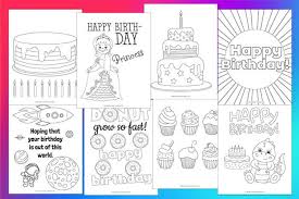 Preparing a great birthday greeting requires more than simply penning a charming note. 20 Free Happy Birthday Coloring Pages For Kids Mrs Merry
