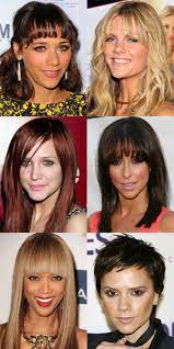 The Best And Worst Bangs For Inverted Triangle Faces Face Shape Hairstyles Triangle Face Hairstyles Heart Face Shape
