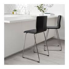 Volfgang Barkruk Met Rugleuning Verchroomd Bomstad Zwart Ikea Bar Stools Ikea Barstools White Bar Stools