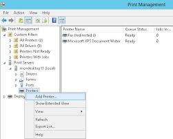 Click on the printer that i want isn't listed. How To Install The Printer On Windows Server 2012 Part 1