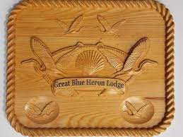 Blue Heron Wood Carving Wood Wall Art Etsy Carved Wood Wall Art Etsy Wall Art Custom Wooden Signs