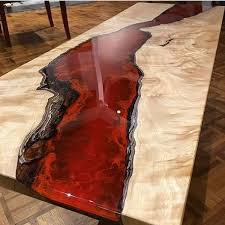 Wwa Resoltech Din Rășină Epoxidică Transparentă Wood Resin Table Resin Table Epoxy Wood Table